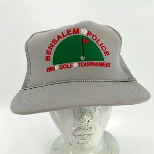 Vintage Bensalem Police Golf Tournament Snapback 1989